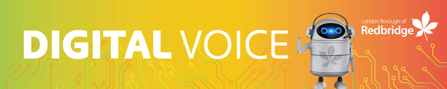 Digital voice banner